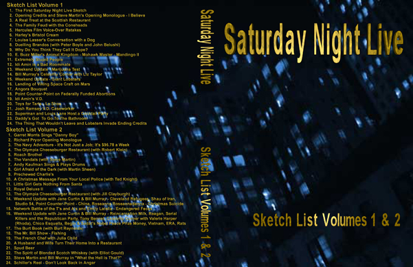 Sketch DVD Case Volume 1&2